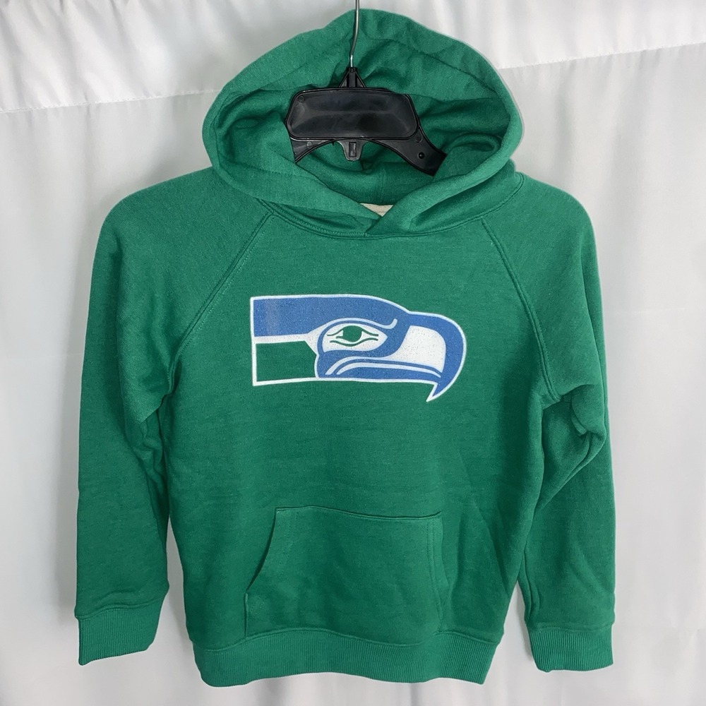 Homage Seattle Seahawks Hoodie Hooded Sweatshirt Youth Kids size 8 NWOT